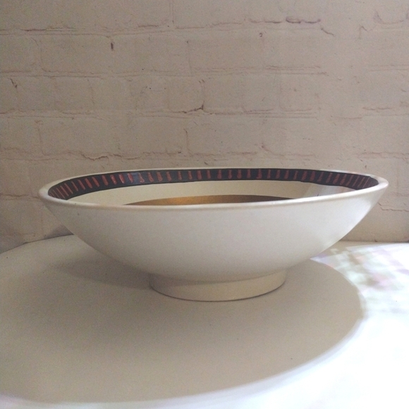 Vintage MCM Dumler & Breiden German Pottery Hand painted Bowl Retro Daisy 1960s - Picture 5 of 9